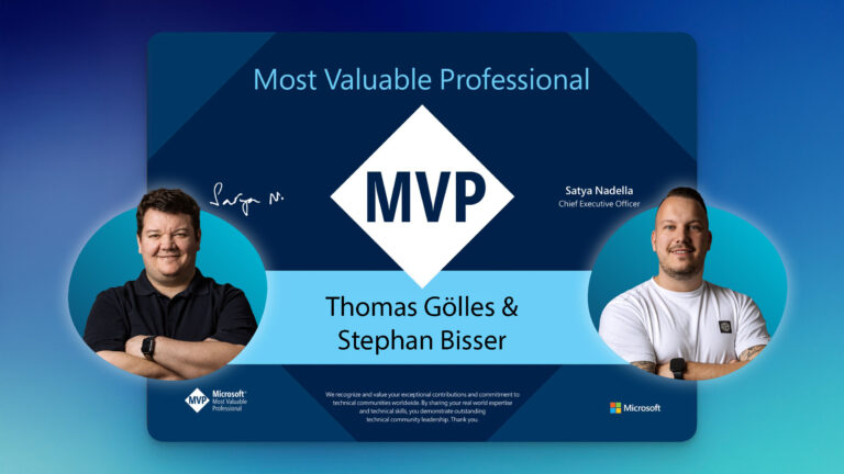 Stephan Bisser und Thomas Gölles erneut als Microsoft MVPs ausgezeichnet